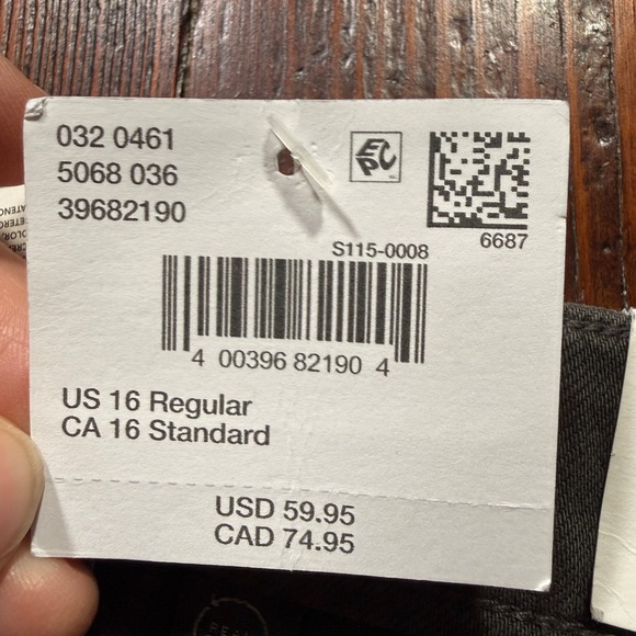 NWT American Eagle Pants Womans 16 Gray Super High Rise Baggy Wide Leg Stretch - Picture 6 of 16